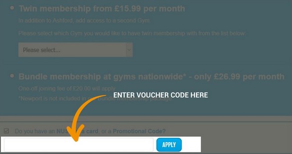 The Gym Group voucher