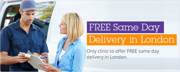 Health Express Free Same Day Delivery in London