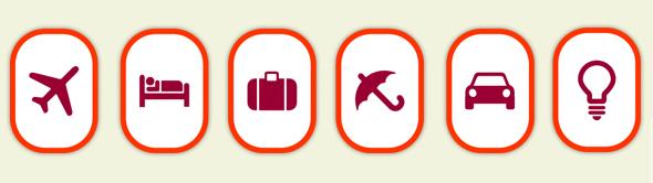 Opodo Travel Icons