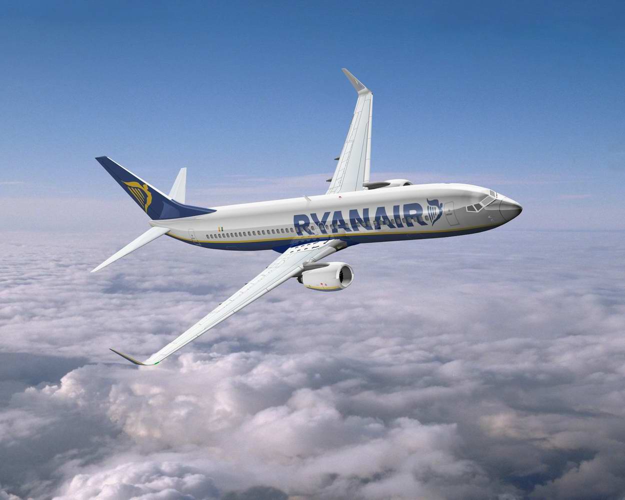 Ryanair in Flight