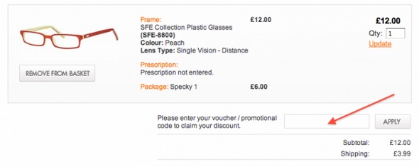 Specky Four Eyes discount offers