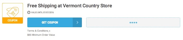 Vermont Country Store Offer Terms