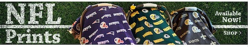 Carseat Canopy NFL Prints