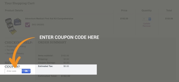 HSA Store Coupon Redemption