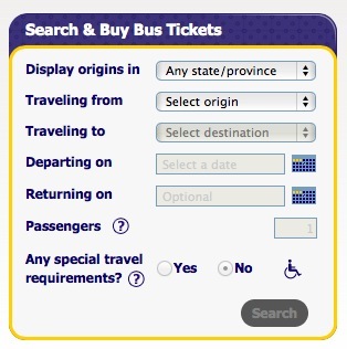 Megabus Booking