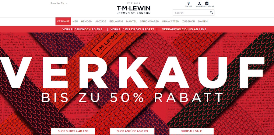 TM Lewin Sale